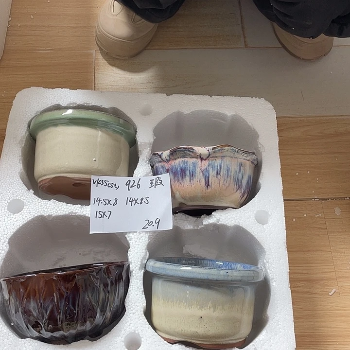 粗陶多肉花盆微瑕926