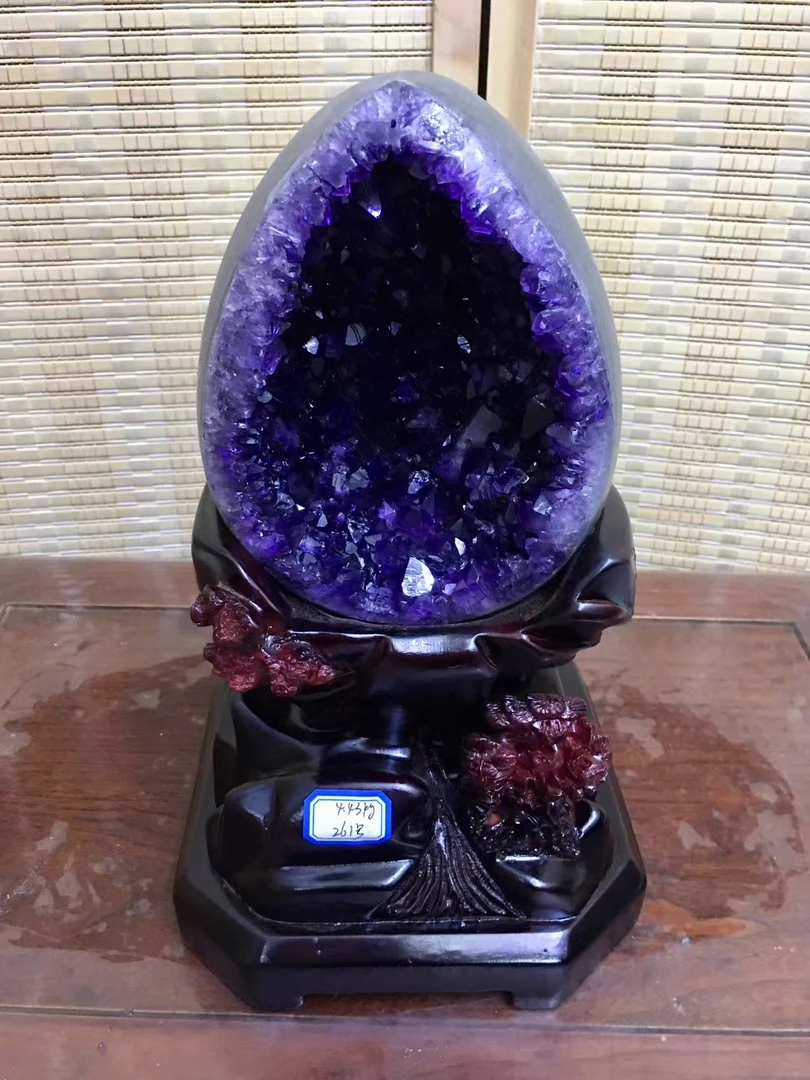 天然乌拉圭龙蛋客厅卧室书房玄关办公桌摆件