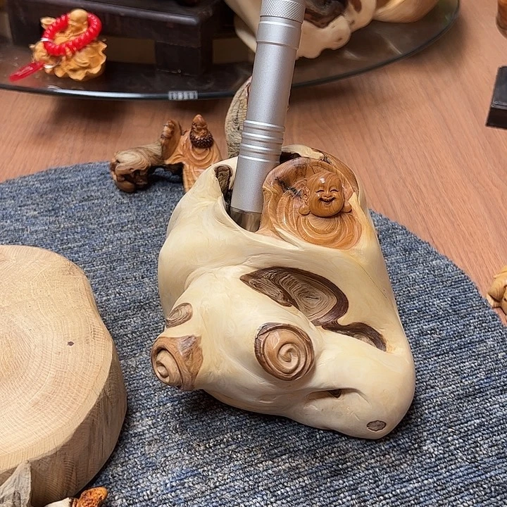 柏木把件崖柏摆件