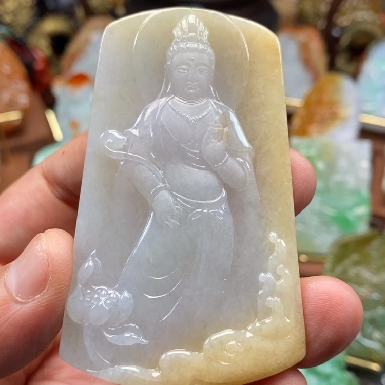 【闪购商品】颈饰未镶嵌翡翠缅甸翡翠A货吊坠