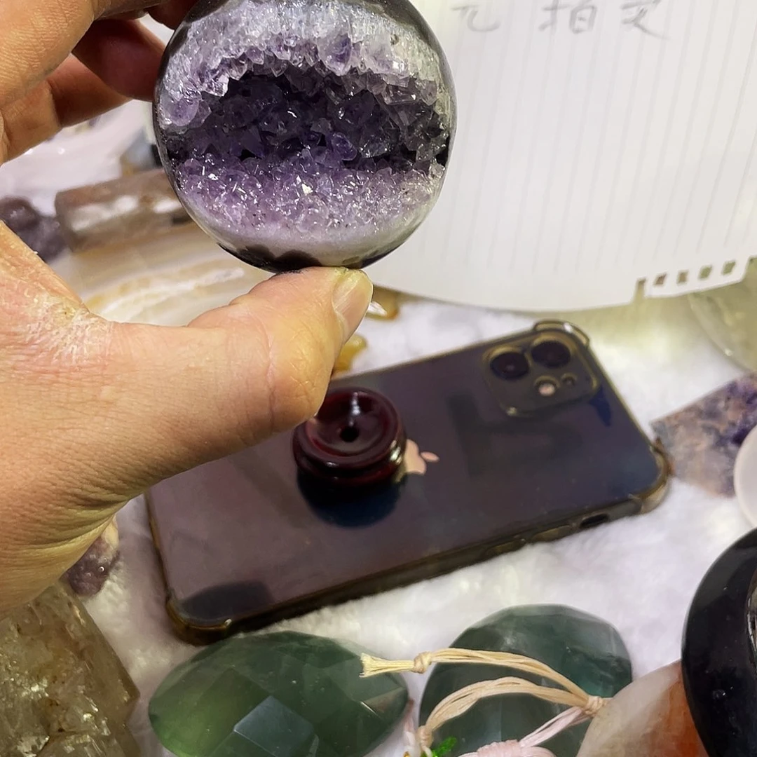 水晶颈饰未镶嵌芝*天然水晶