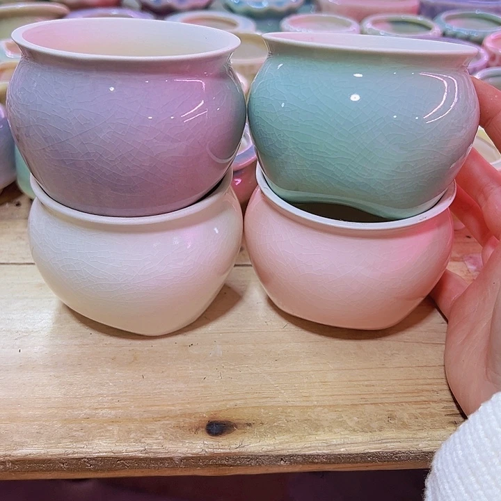 陶瓷花盆当场凑满12包邮