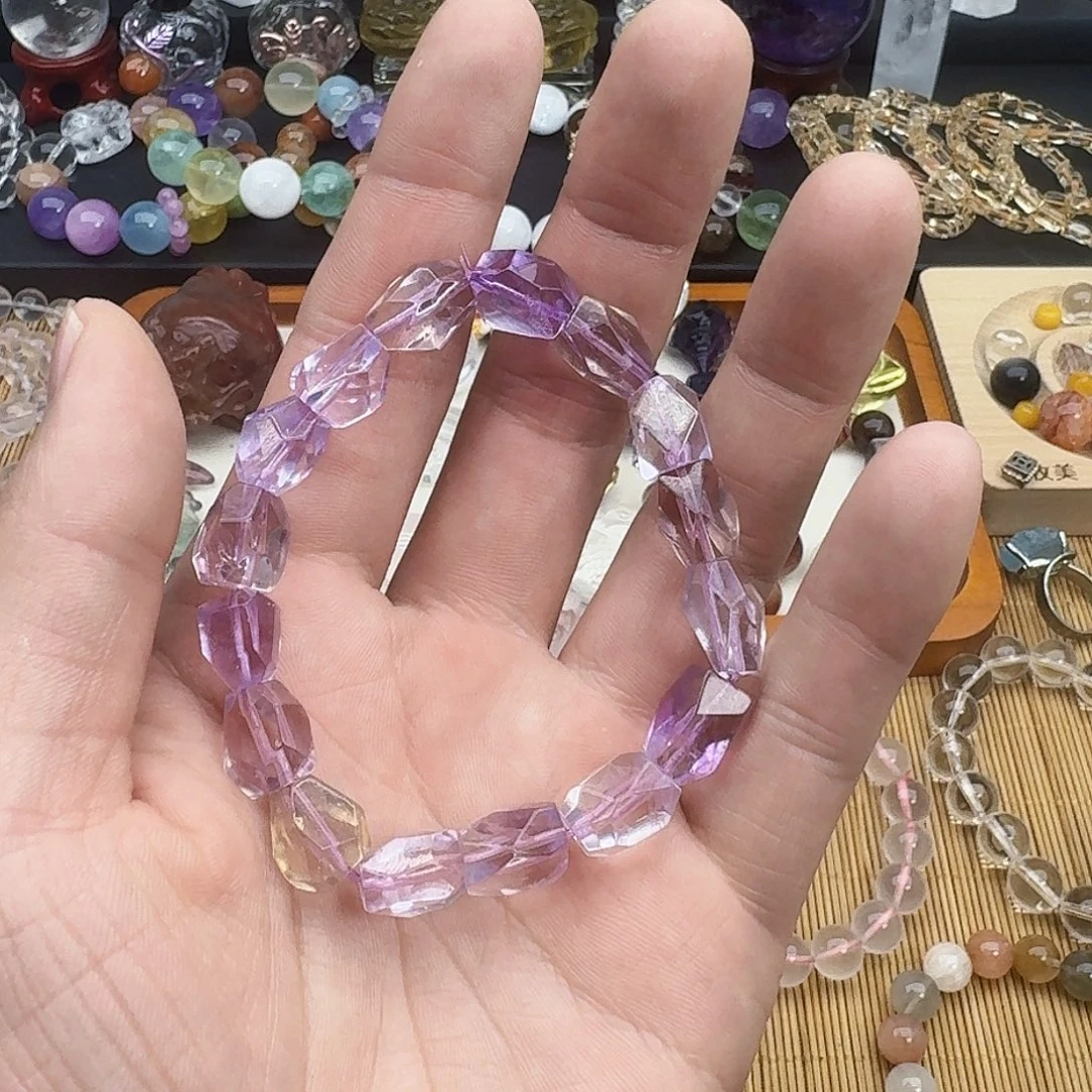 手链烟晶银S925镶嵌