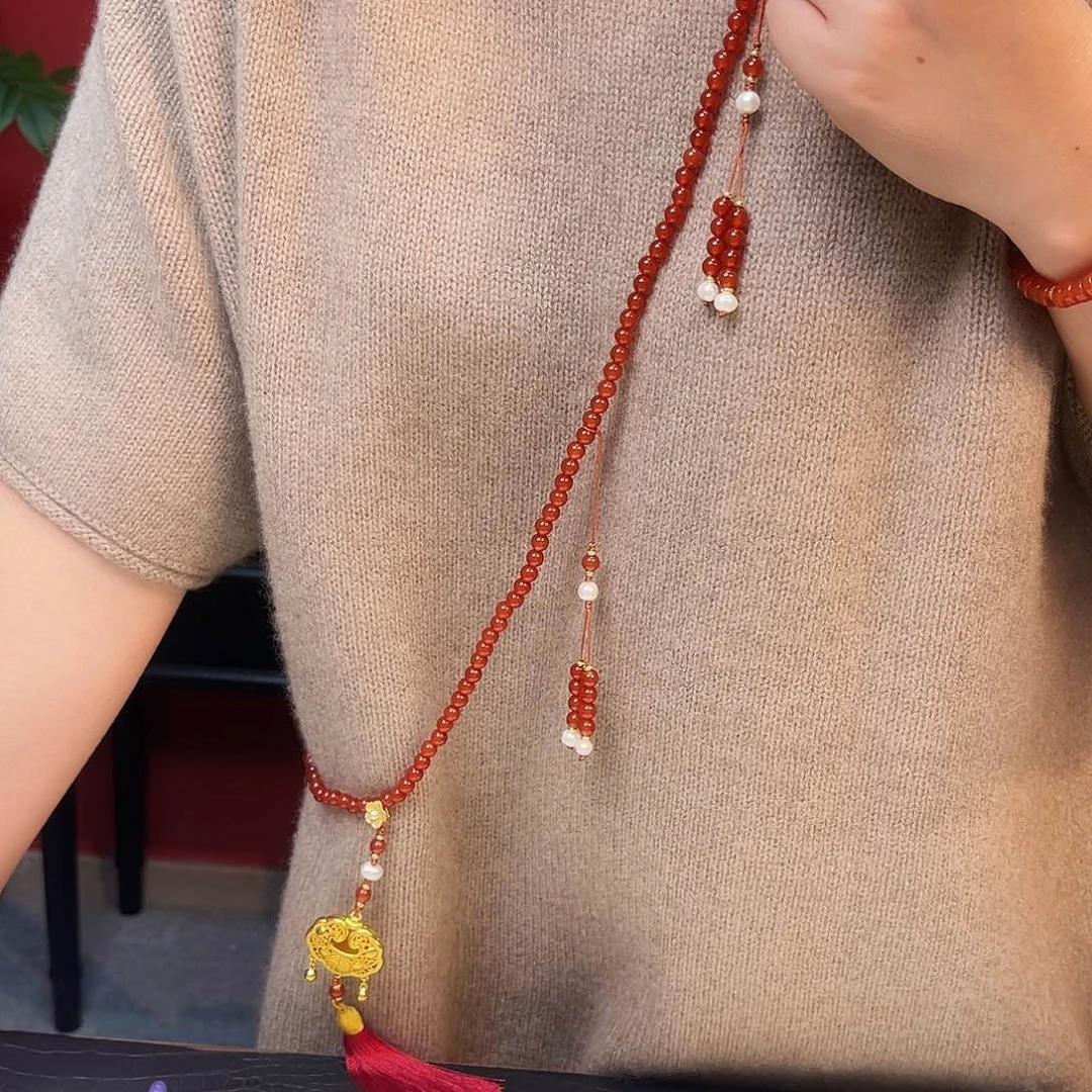 翡翠未镶嵌项链炸