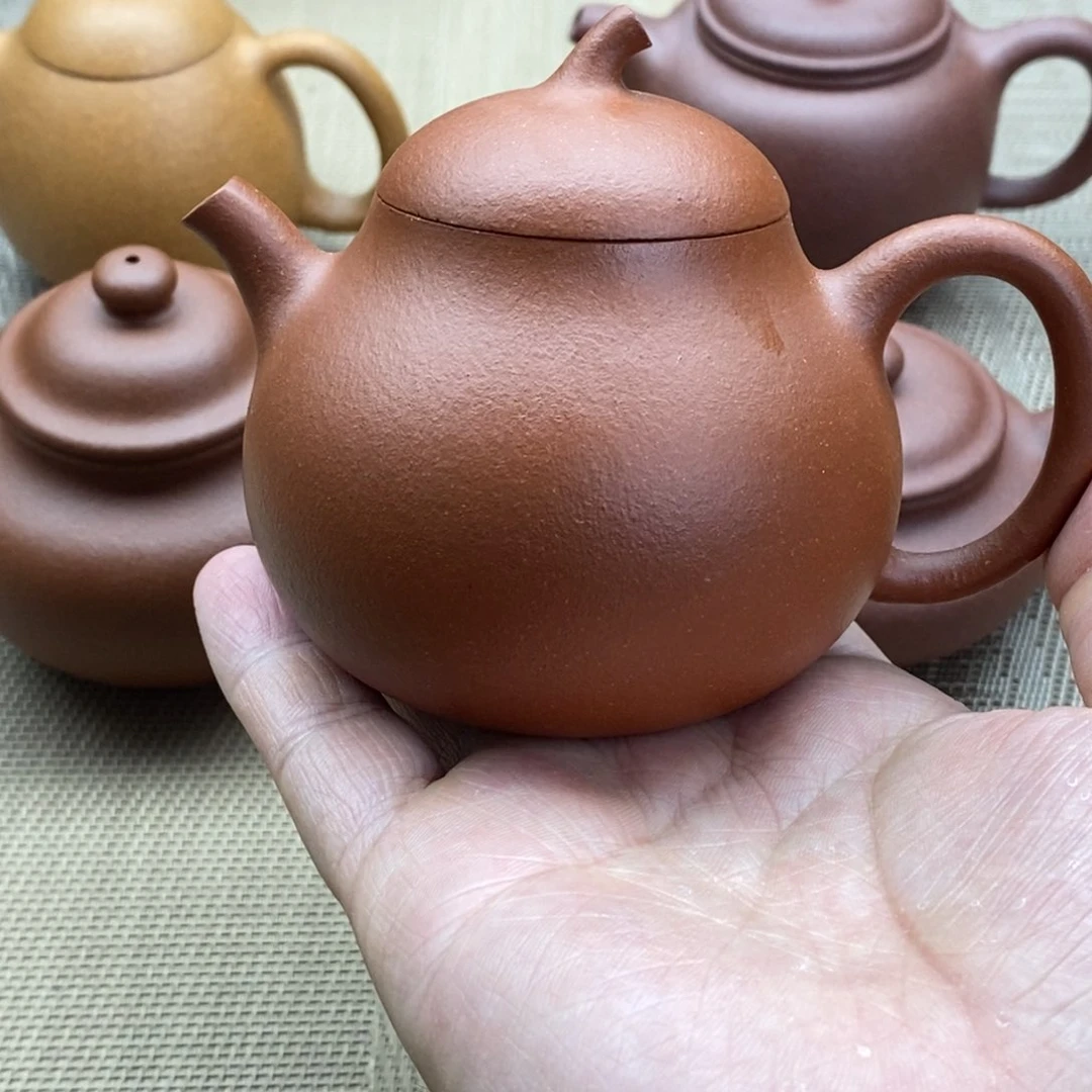 茶壶紫砂紫砂茄瓜190容量