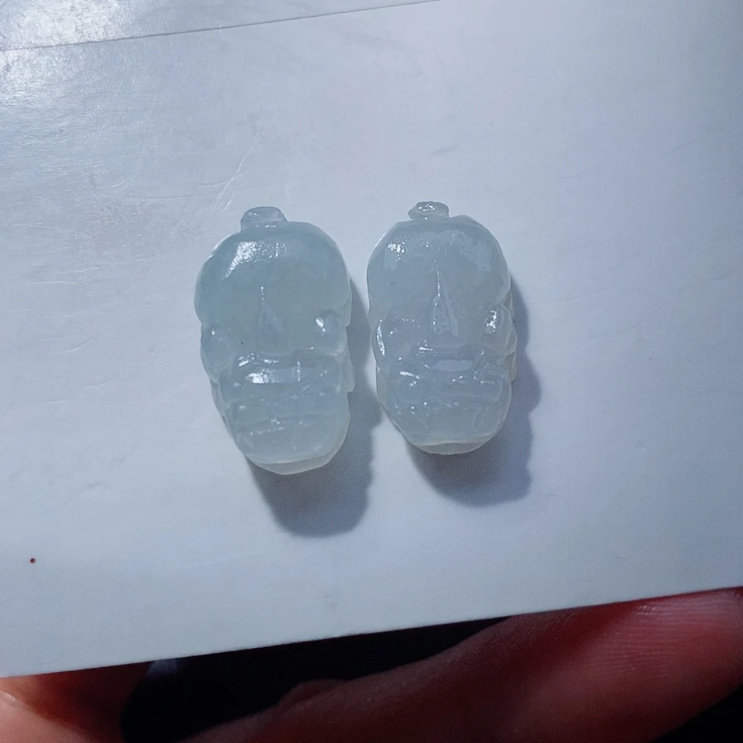 未镶嵌定制翡翠两个一起王炸