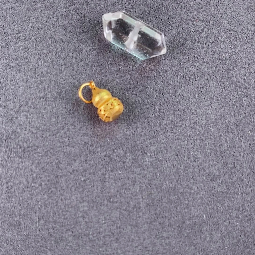 水晶珠宝半成品银S925镀金镶嵌