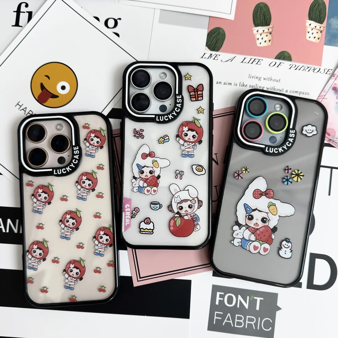 cojoco定制 水果系列zorra可爱女孩适用于苹果16pm/15防摔手机壳