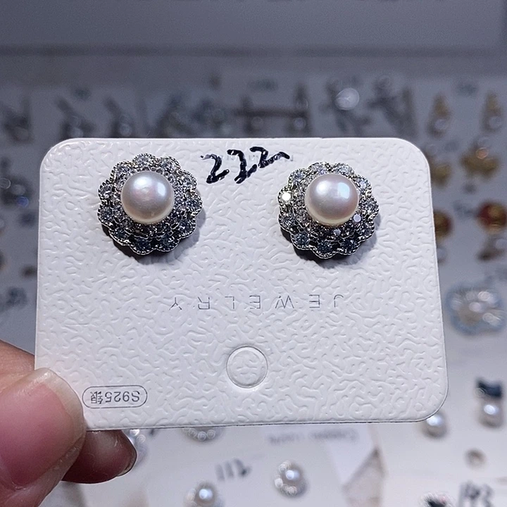 耳饰未镶嵌淡水珍珠