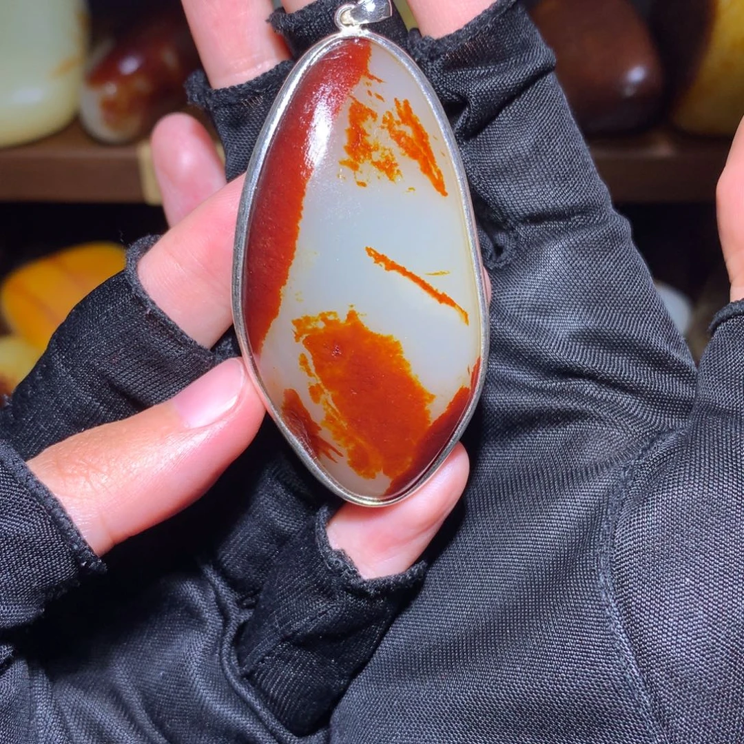 心***@和田玉未镶嵌颈饰