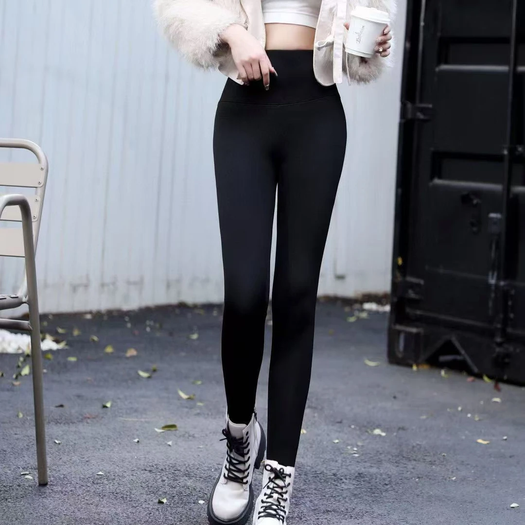 2025黑金温感加绒芭比裤