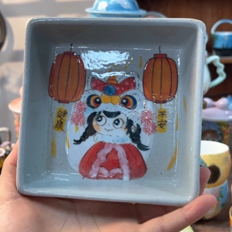 炉景德镇釉下手绘陶瓷