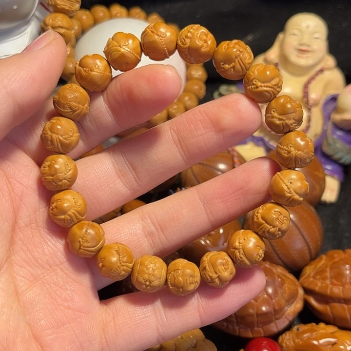 橄榄核手串/手链猴头1712弥勒