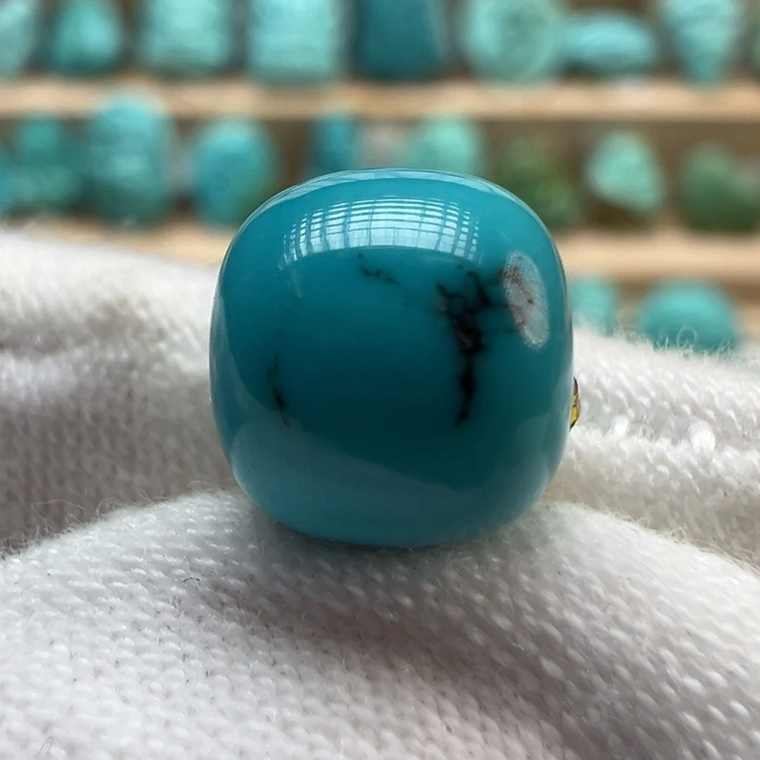 绿松石未镶嵌配饰8.3×7.7