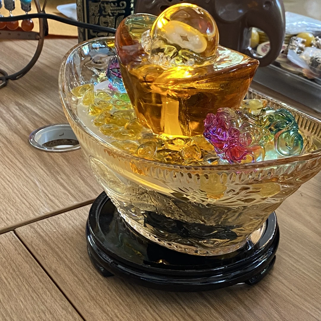 非金属莫桑石吊坠 （老银工厂5号店）精品时尚双元宝流水摆件