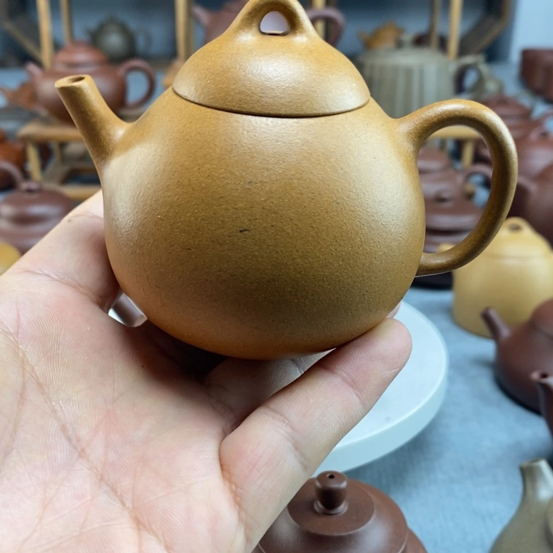 紫砂茶壶黄金段秦蛋