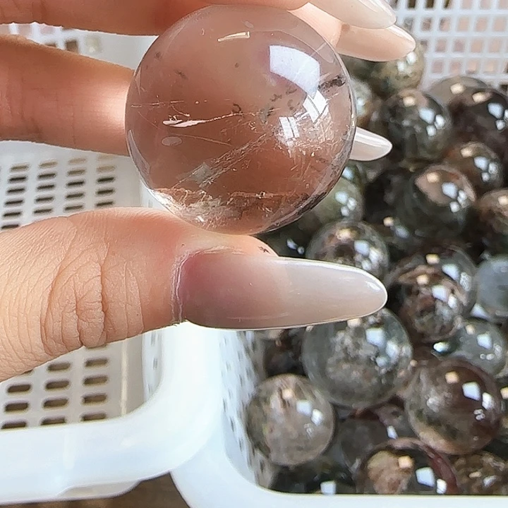 用***4紫晶珠宝半成品未镶嵌