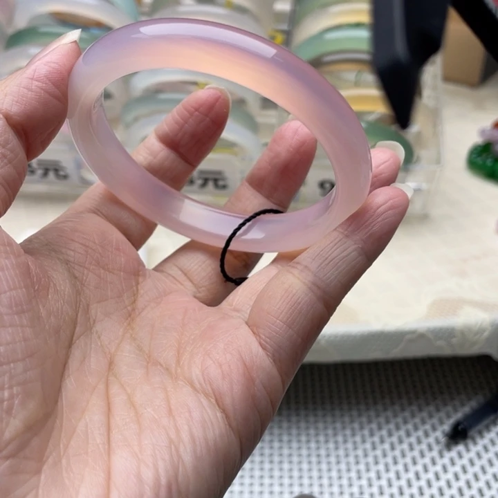 玛瑙/玉髓未镶嵌手镯57圈口