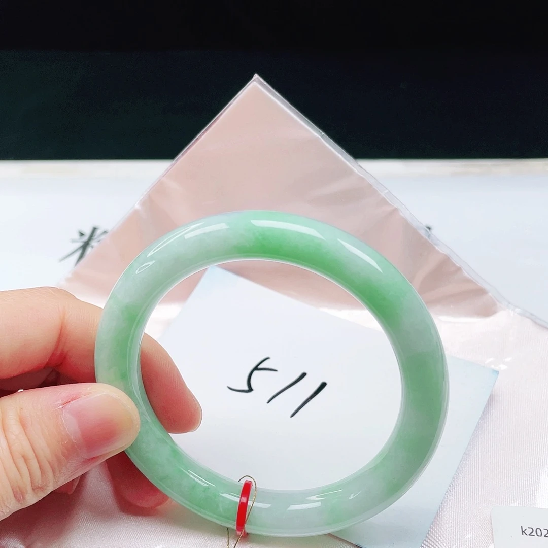 翡翠未镶嵌手镯（圆镯）56➕圈口