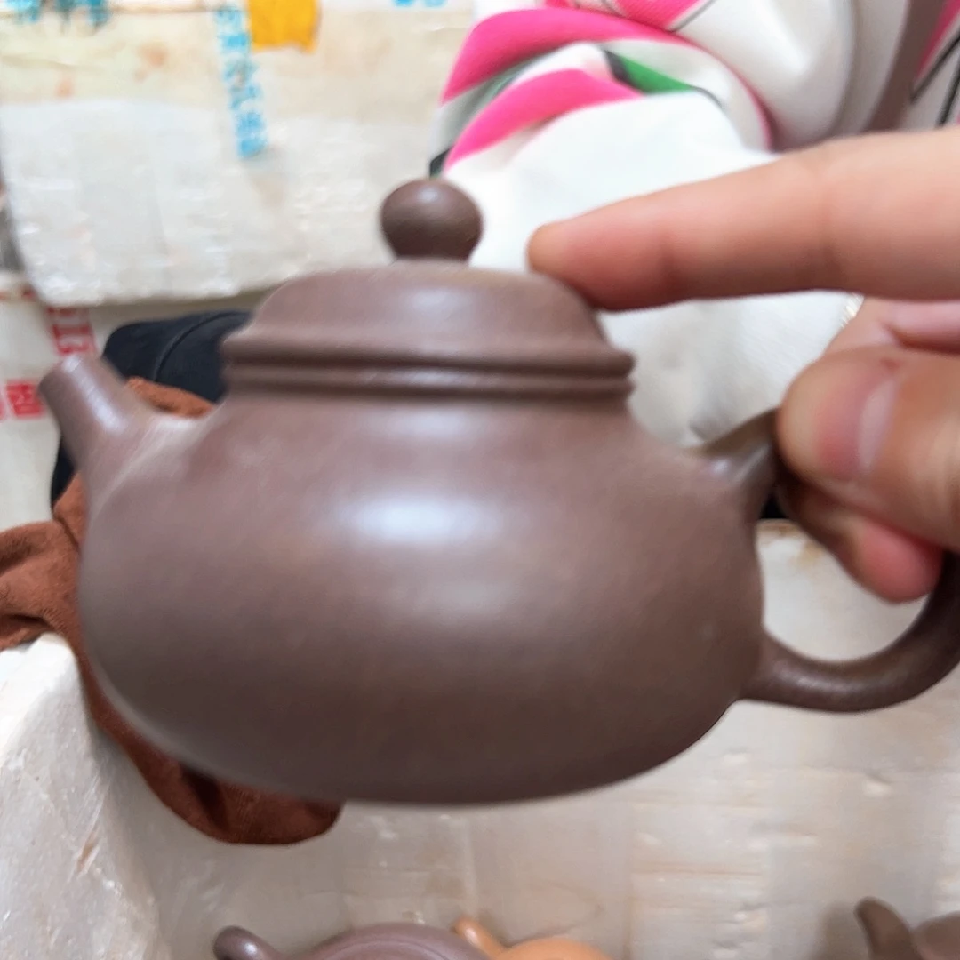 紫砂茶壶全砂桃花泥容天全品