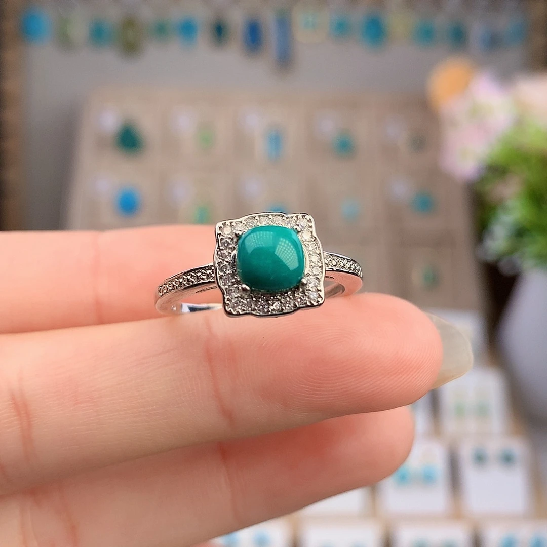 未镶嵌绿松石戒指