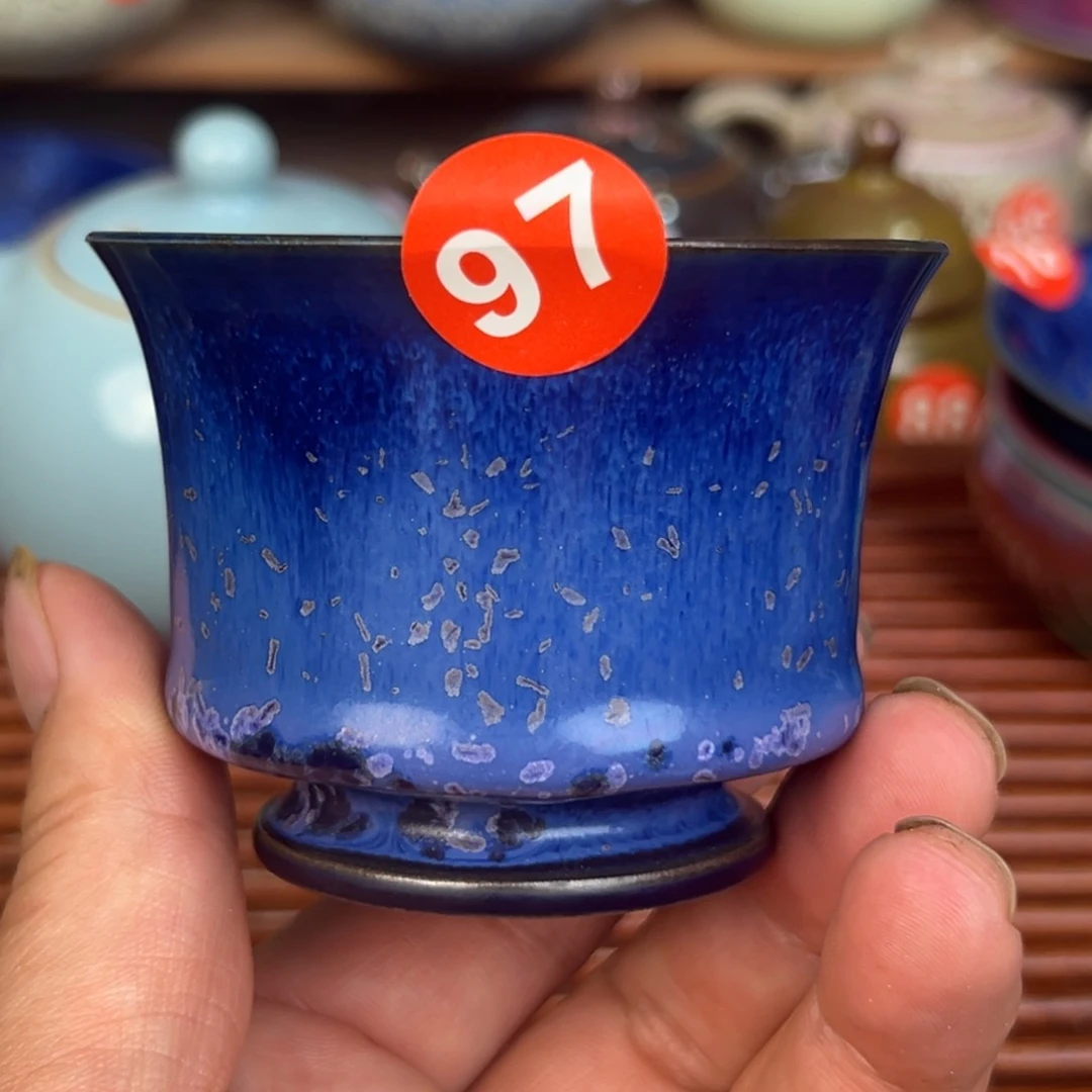 手工制作钧窑茶器