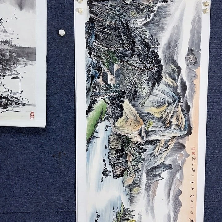 国画国画山水画小六尺