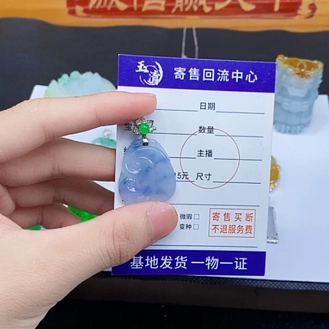颈饰未镶嵌翡翠翡翠