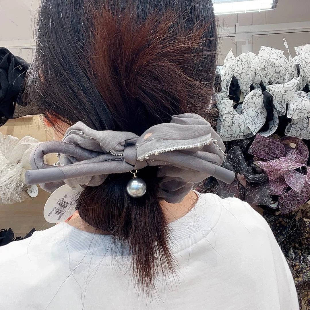 布艺非金属004好灰色蝴蝶结宽一个