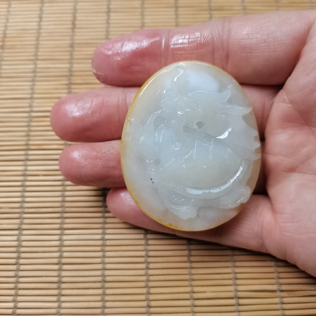 新疆和田玉荣归故里龙龟50克