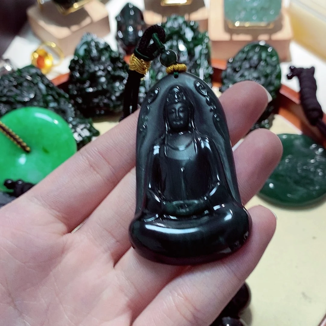 翡翠颈饰未镶嵌翡翠a