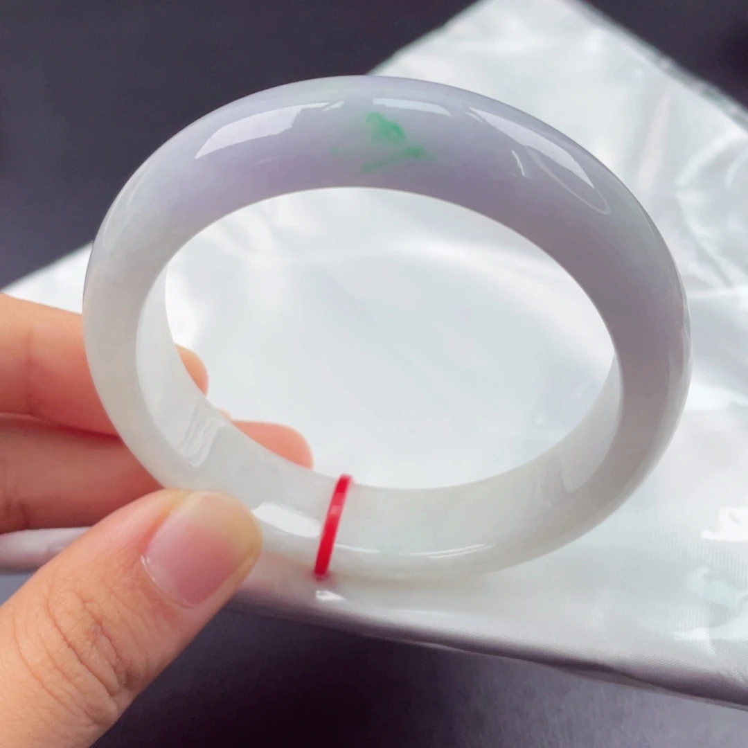 翡翠未镶嵌手镯54正圈