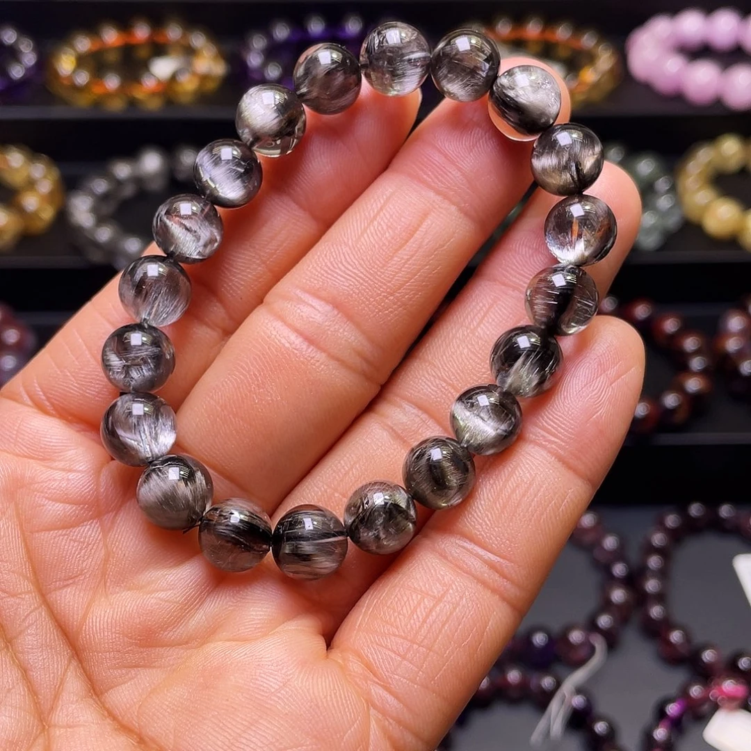 未镶嵌水晶手链银钛晶