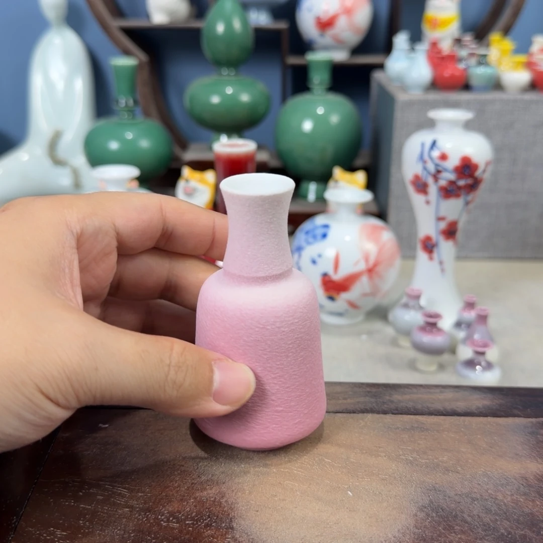 陶瓷手工小花器摆件