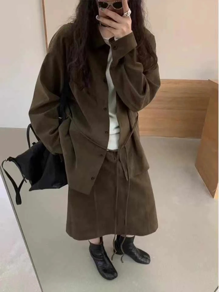 线下门店流行简约爆款时尚高级款式女装2显瘦显韩版复古休闲百搭