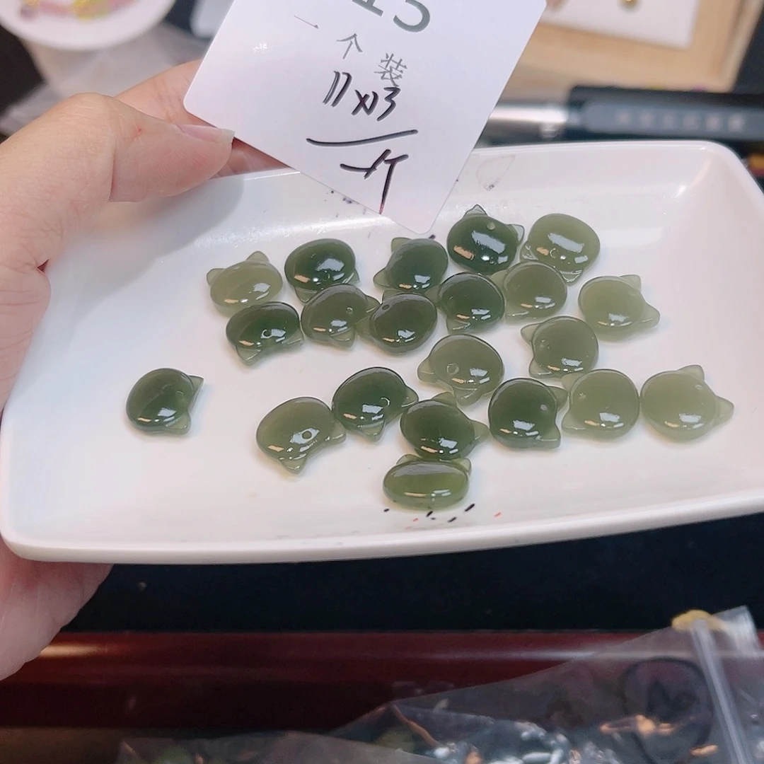 和田玉珠宝半成品未镶嵌15