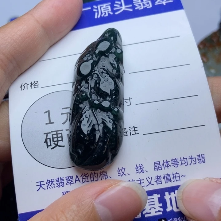 翡翠颈饰未镶嵌翡翠