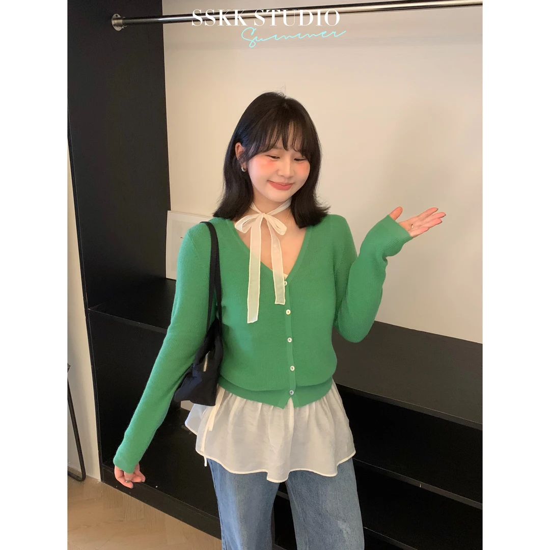 KMZY/KMZY山_山【奶油松塔】微胖mm韩版甜美抽绳背心吊带裙内搭叠穿