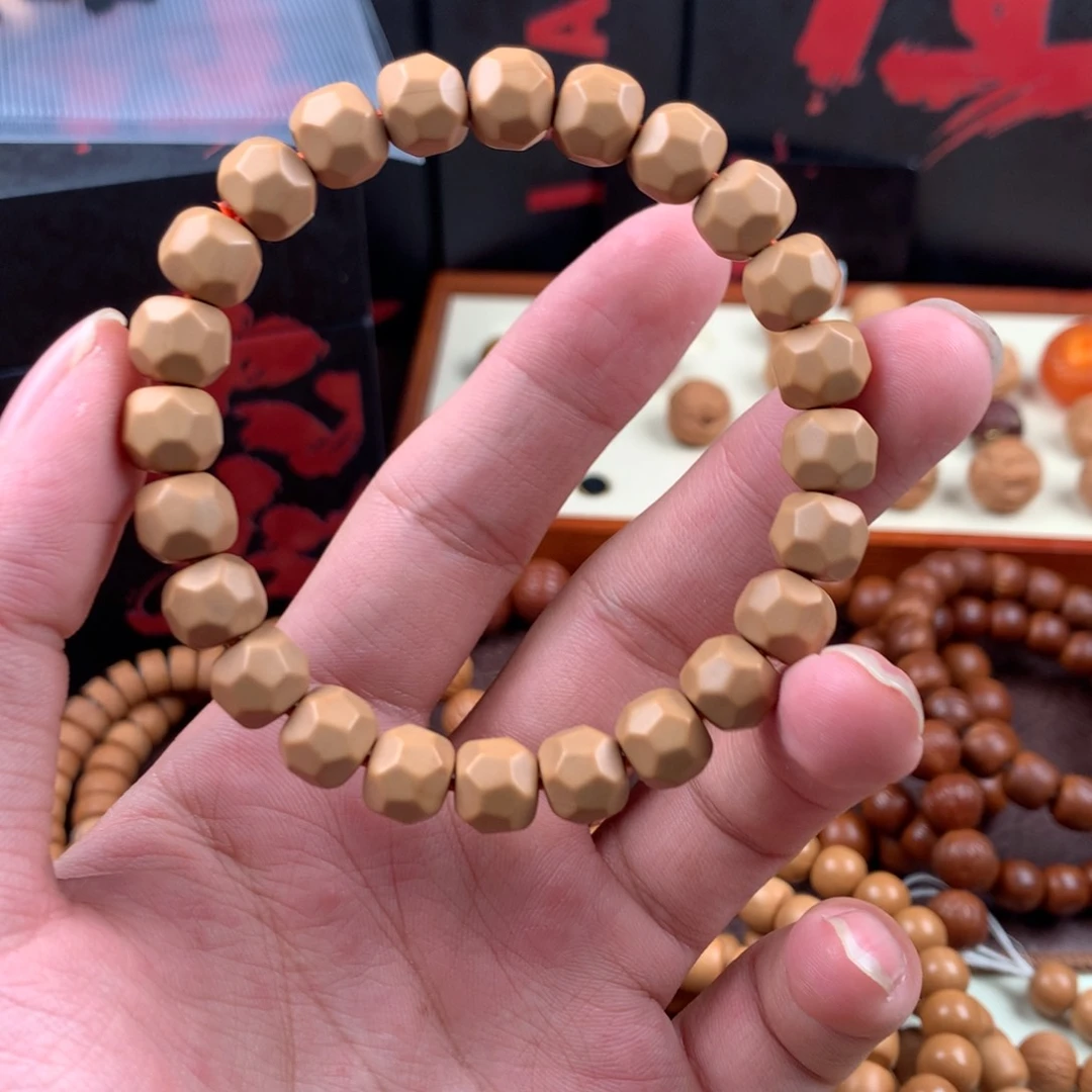 猴头核桃手串微瑕钻面