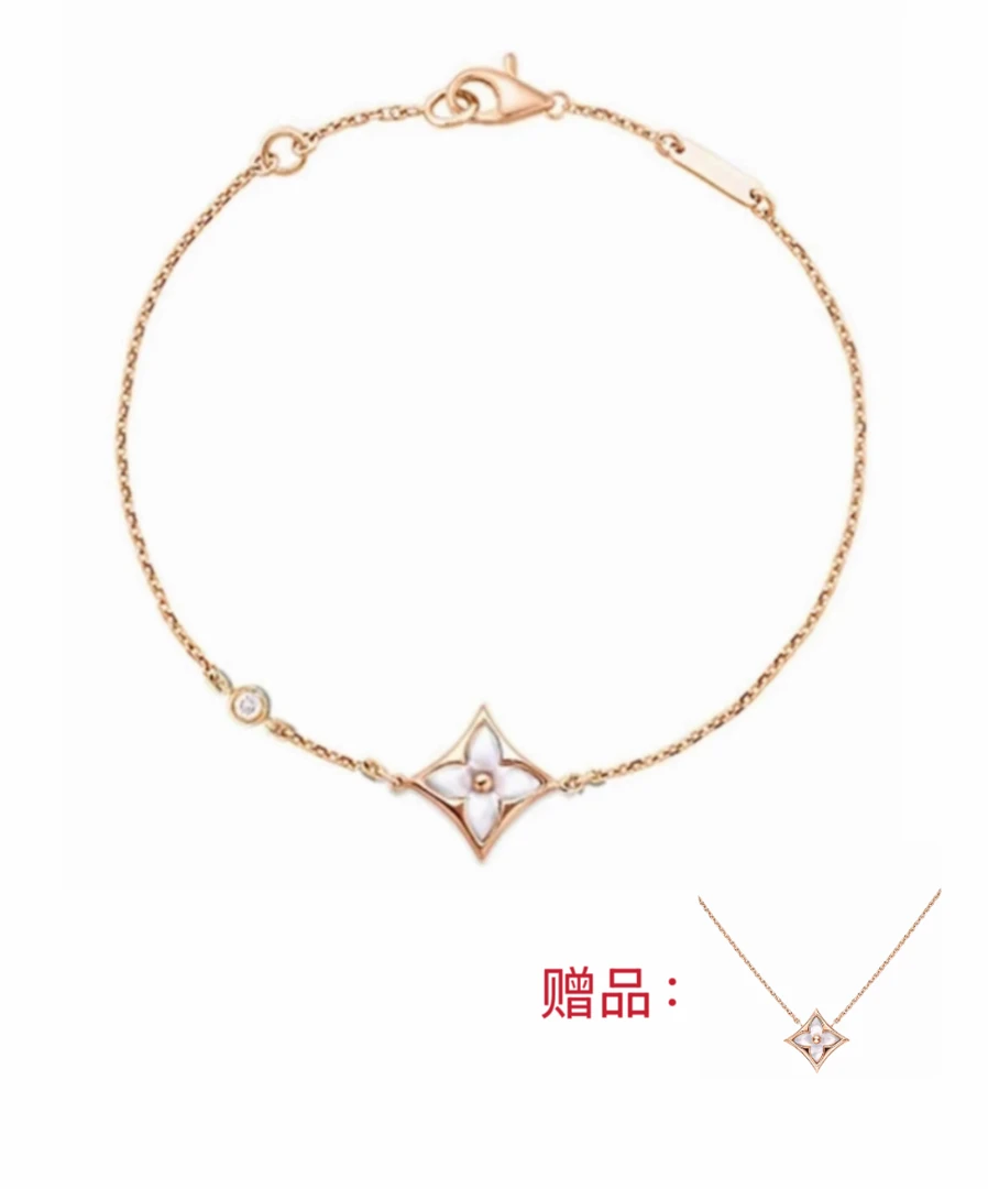 合成金属锆石手链 单花手链饰品轻奢