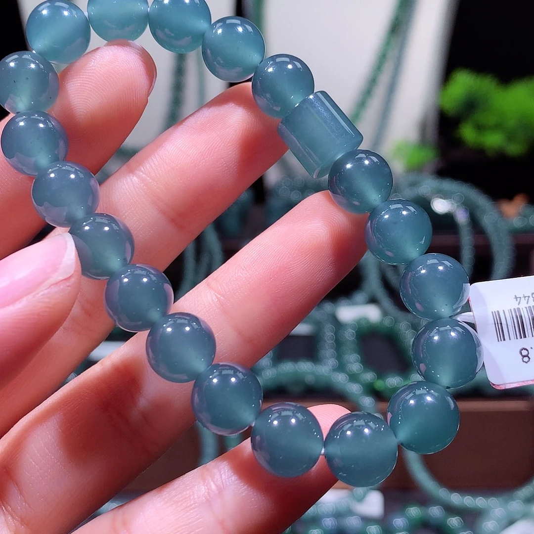 翡翠未镶嵌手链天然a货翡翠手串10