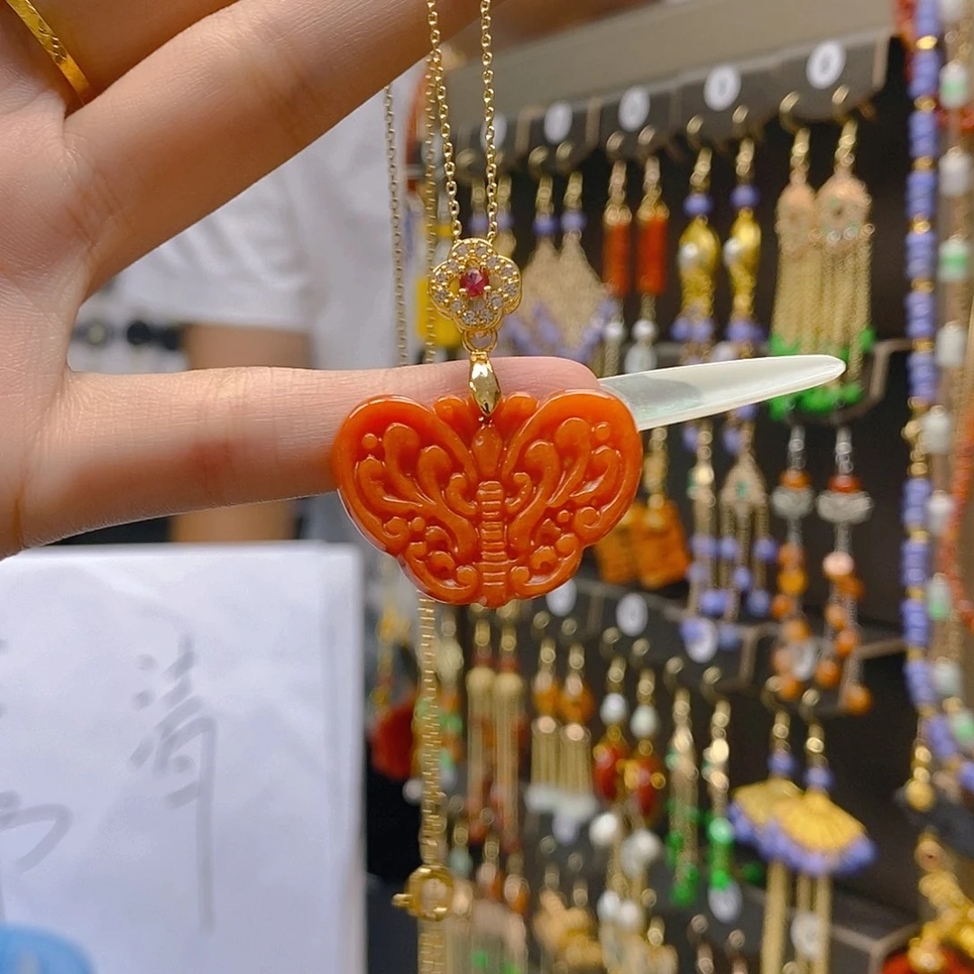 翡翠合金耳饰翡翠