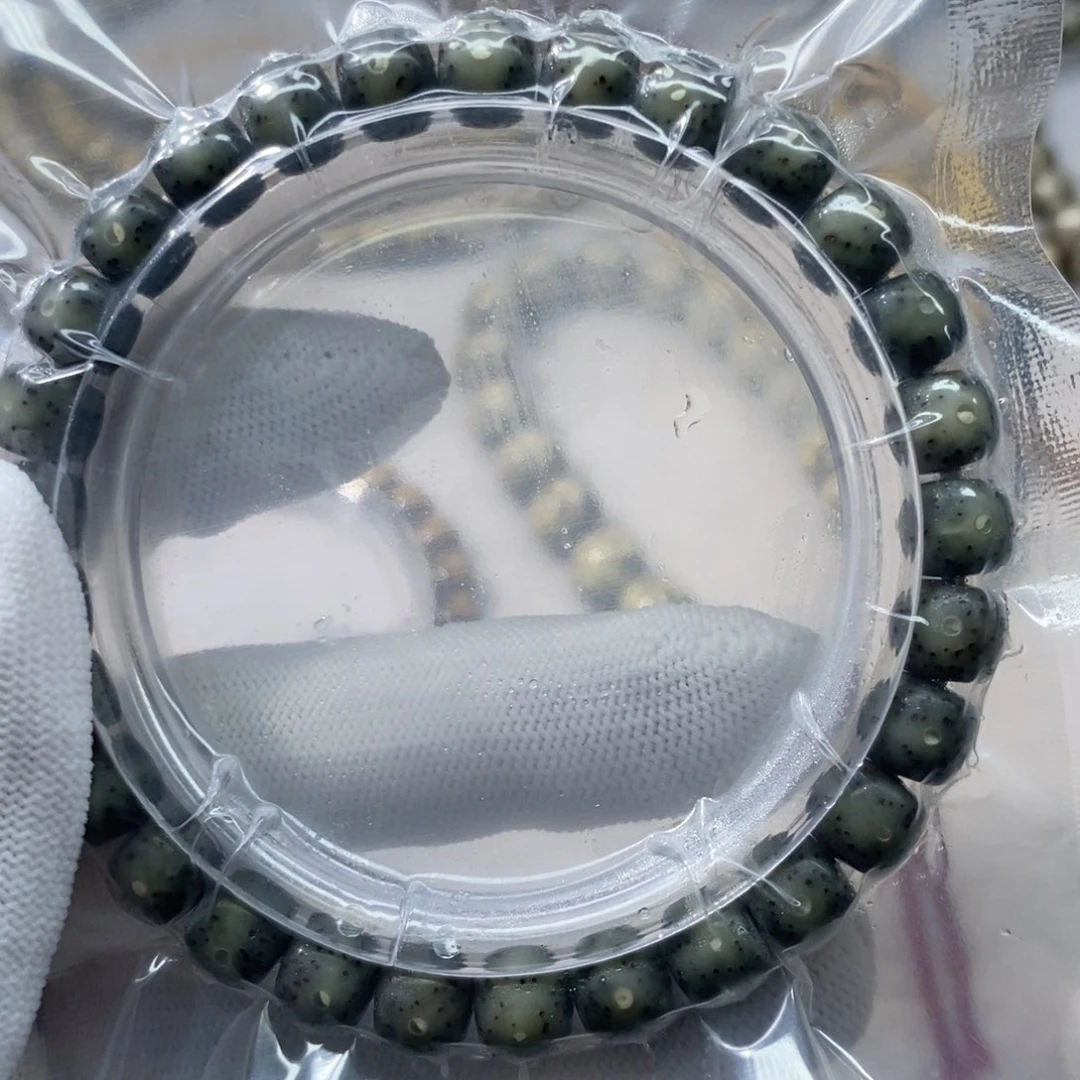 星月菩提手串绿幽灵87
