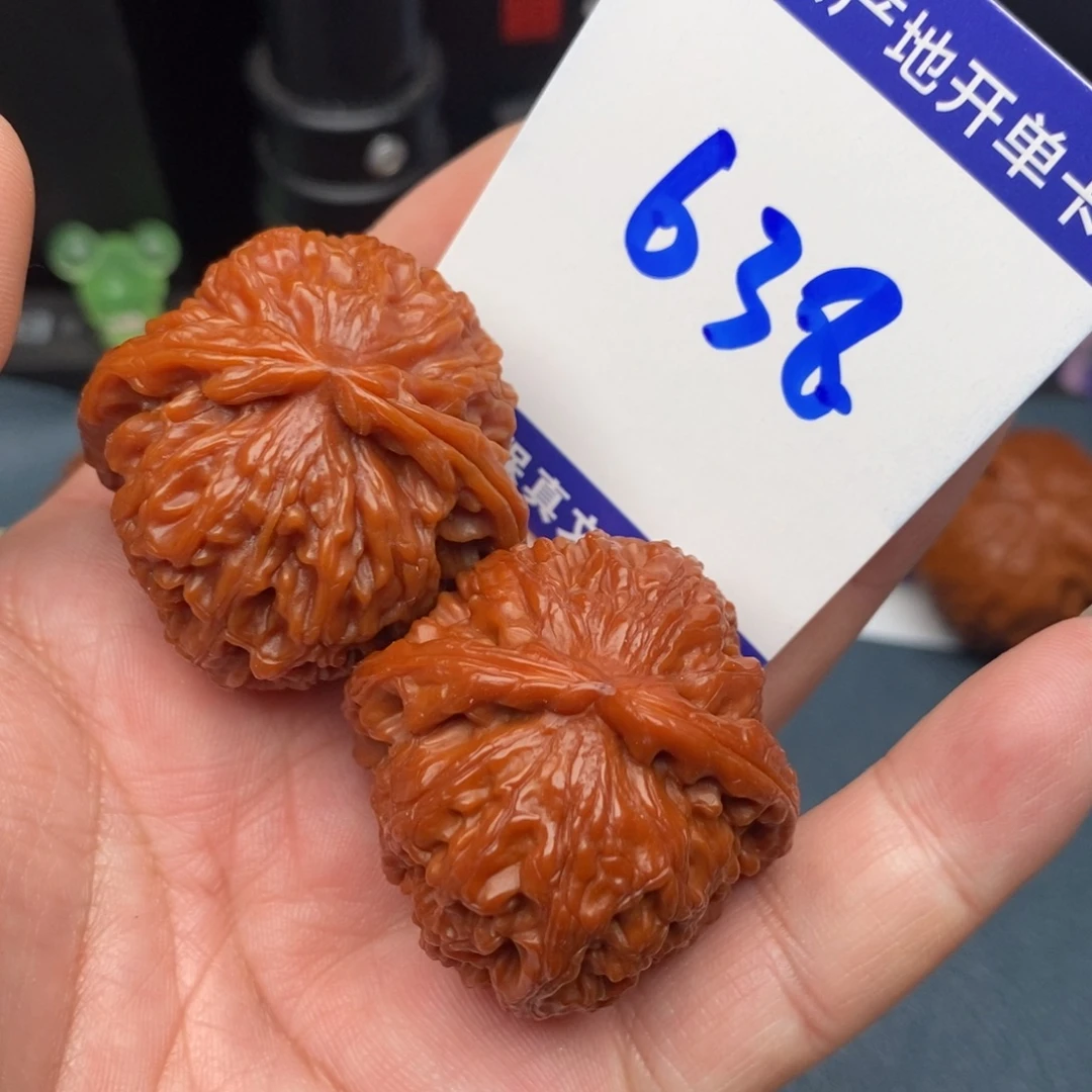 把件文玩核桃白狮子39