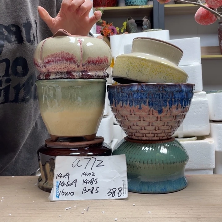 粗陶多肉花盆微瑕772