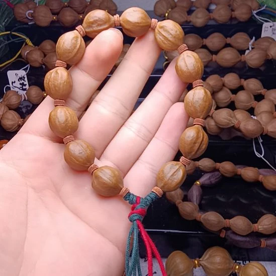 手串/手链橄榄核橄榄核三花铁蒜手串1.4+