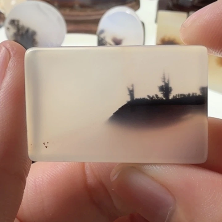 未镶嵌玛瑙/玉髓珠宝半成品