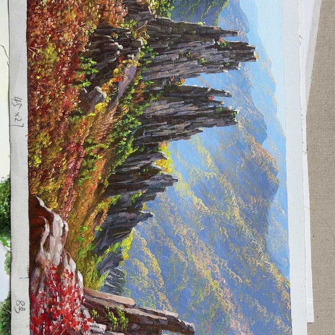 油画朝鲜艺术家一级画家