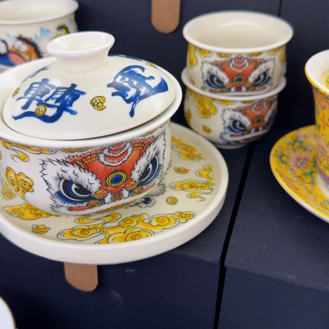 这些盖碗真好看！！！