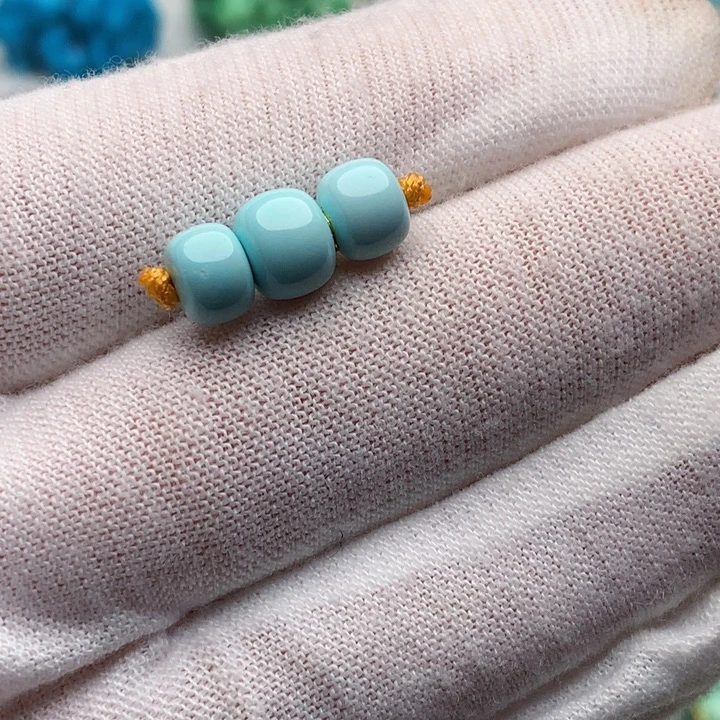 绿松石未镶嵌珠宝奇石7.3mm